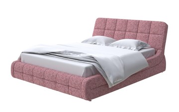 Двуспальная кровать Corso-6 200х200, Рогожка (Levis 62 Розовый) в Самаре