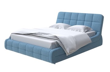 Спальная кровать Corso-6 200х200, Шенилл (Piano 14 Королевский синий) в Самаре