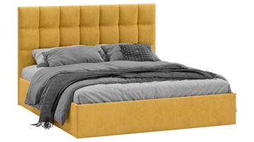 2-спальная кровать Эмбер тип 1 (Микровелюр Wellmart Yellow) в Самаре