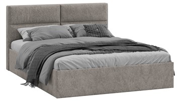 Кровать в спальню Глосс Тип 1 (Микровелюр Wellmart Latte) в Самаре - предосмотр