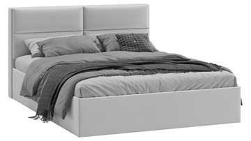 Кровать 2-спальная Глосс Тип 1 (Велюр Confetti Silver) в Самаре