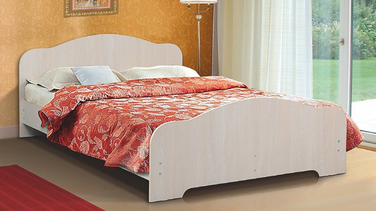 Спальная кровать ЛДСП 1600х200 в Тольятти - изображение 1
