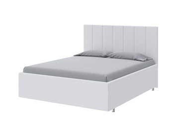 Двуспальная кровать Modern Large 160х200, Экокожа (Белый) в Самаре