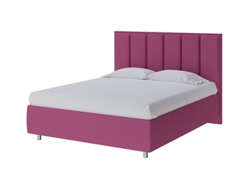 Кровать 2-спальная Routa 200х200, Рогожка (Savana Berry (фиолетовый)) в Самаре