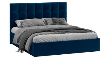 Кровать с подъемным механизмом Эмбер (Велюр Confetti Blue) в Самаре - предосмотр