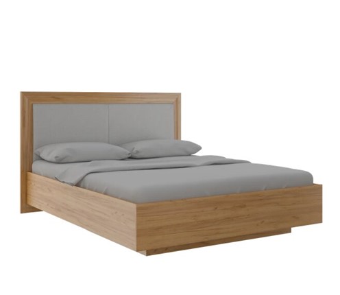 Спальная кровать с подъемным механизмом Глэдис М33 (Дуб золотой) в Самаре - изображение