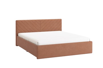 Спальная кровать Сандра 2 1.6, персик (велюр) в Самаре - предосмотр