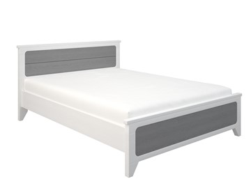 Кровать двуспальная Соня 1400, Белый/Серый в Самаре