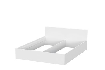Кровать 2-спальная Токио (1,6х2,0), белый текстурный в Самаре