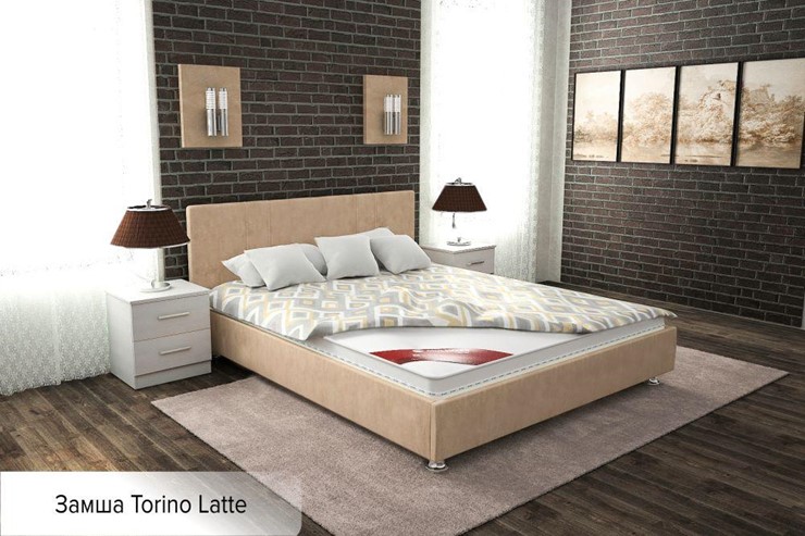 Кровать в спальню Вена 160х200 (с основанием) в Тольятти - изображение 3