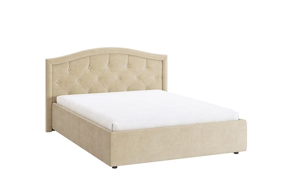 Кровать в спальню Верона 2 1.4, Карамель (велюр) в Самаре - изображение