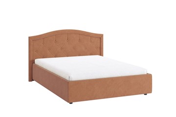 Кровать в спальню Верона 2 1.4, персик (велюр) в Самаре