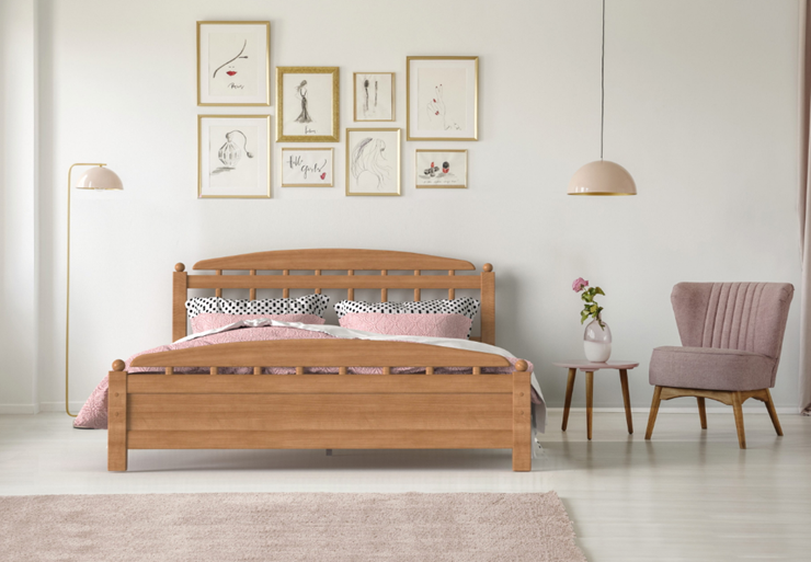Двуспальная кровать Вирджиния 160х200 с оcнованием в Тольятти - изображение 4