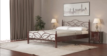 Спальная кровать Марго 160*195 с основанием в Тольятти