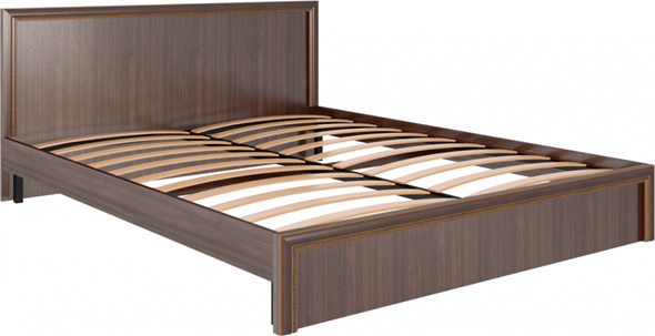 Кровать 2-спальная Беатрис М07 (Орех Гепланкт) в Тольятти - изображение