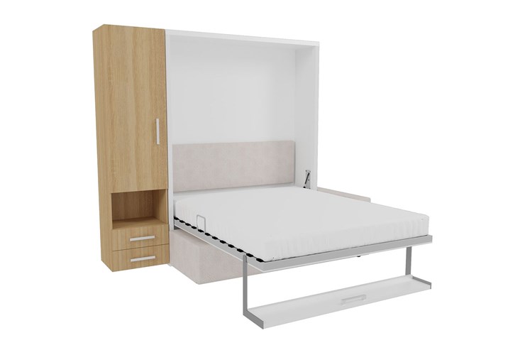 Кровать-трансформер Smart (ШЛ+К 1400), шкаф левый в Самаре - изображение 1