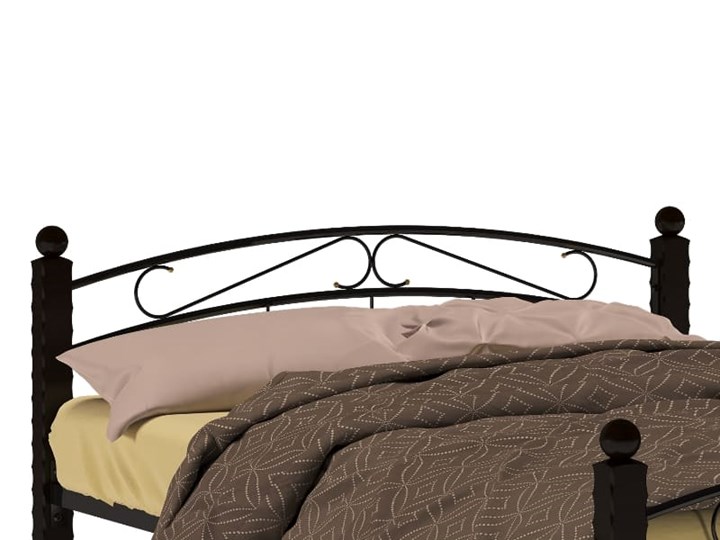 Кровать в спальню Гарда 15, 160х200, черная в Самаре - изображение 2