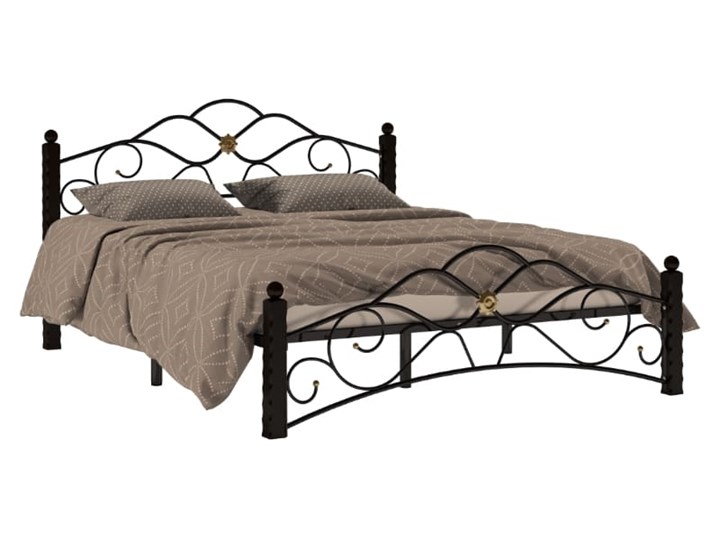 Кровать спальная Гарда 3, 160х200, черная в Тольятти - изображение 1