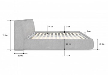 Кровать полутороспальная Altea 140х190 с основанием в Самаре - предосмотр 3