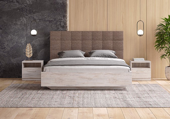 Двуспальная кровать Luiza (ясмунд) 200х190 с основанием в Тольятти - изображение 2