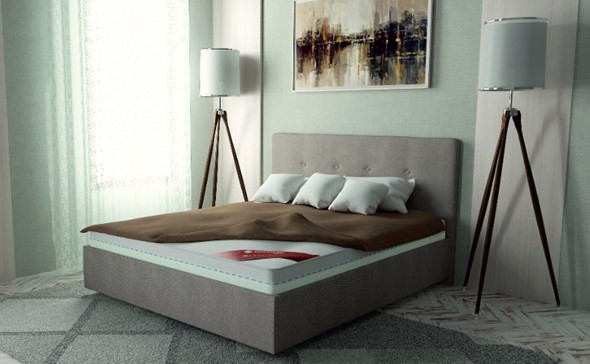 Кровать с механизмом Флоренция 140х200 (с коробом) в Самаре - изображение