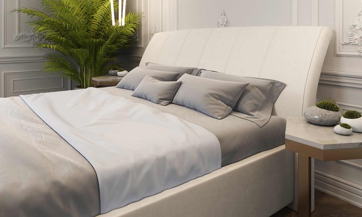 Двуспальная кровать Orhidea 200х200 с основанием в Тольятти - изображение 1