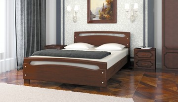 Спальная кровать Камелия-2 (Орех) 140х200 в Тольятти