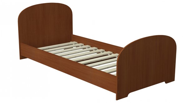 Кровать 90х200 Орех, основание ЛДСП в Самаре - изображение
