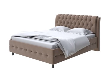 Двуспальная кровать Como (Veda) 4 180х200, Велюр (Forest 514 Светло-коричневый) в Тольятти