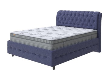 Кровать Como (Veda) 4 Grand 180х200, Рогожка (Firmino Полуночный синий) в Тольятти