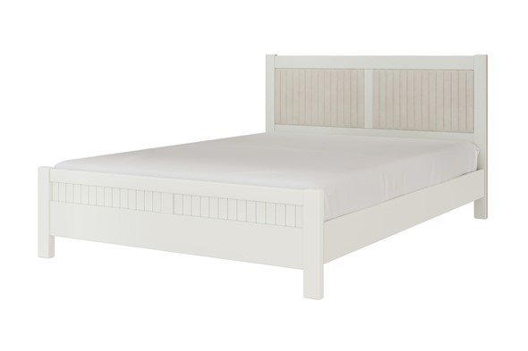 Спальная кровать Фрида (белый античный) 140х200 в Тольятти - изображение