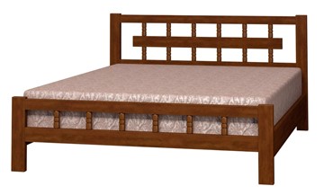 Кровать полутороспальная Натали-5 (Орех) 140х200 в Самаре - предосмотр