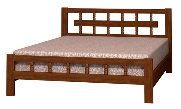 Кровать в спальню Натали-5 (Орех) 160х200 в Самаре - изображение