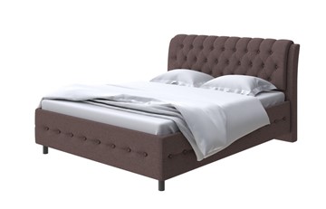 1,5-спальная кровать Como (Veda) 4 140х200, Искусственная шерсть (Лама Шоколад) в Тольятти