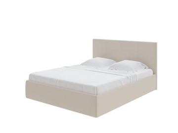 Двуспальная кровать с механизмом Alba 160х200, Рогожка (Savana Milk) в Самаре