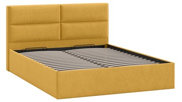 Кровать с механизмом 2-спальная Глосс Тип 1 (Микровелюр Wellmart Yellow) в Самаре - предосмотр 2