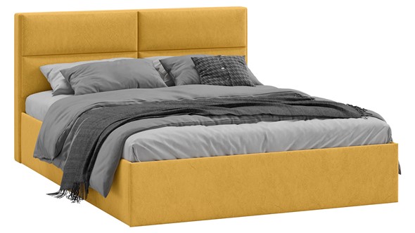Кровать с механизмом 2-спальная Глосс Тип 1 (Микровелюр Wellmart Yellow) в Сызрани - изображение