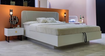 Кровать с механизмом Марсель-11 (Белый, ткань Catania white) 1600 в Сызрани - предосмотр 4