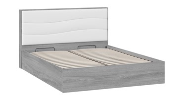 Кровать с механизмом 2-спальная Миранда тип 1 (Дуб Гамильтон/Белый глянец) в Тольятти - предосмотр 2