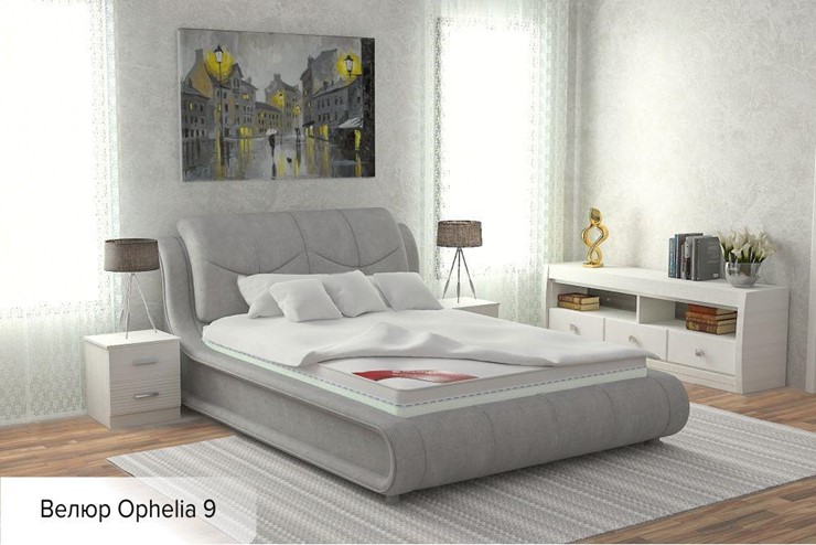 Кровать с механизмом 2-спальная Сицилия 160х200 (с коробом) в Тольятти - изображение 2