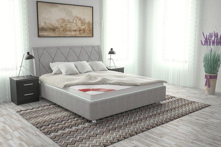 Кровать с подъемным механизмом Верона 160х200 (с коробом) в Тольятти - изображение 3