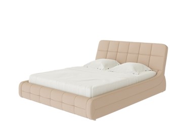 Двуспальная кровать Corso-6 200х200, Рогожка (Тетра Имбирь) в Самаре