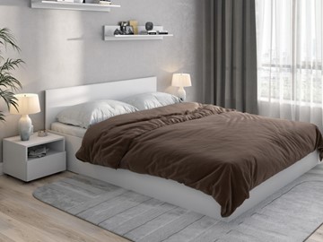 Кровать 2-спальная Токио (1,6х2,0), белый текстурный в Тольятти - предосмотр 2