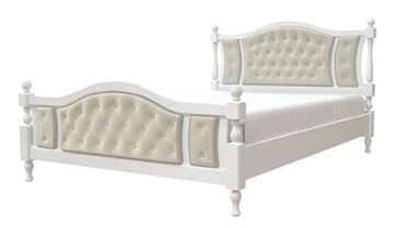Кровать полутороспальная Жасмин (Белый античный) 140х200 в Тольятти - предосмотр
