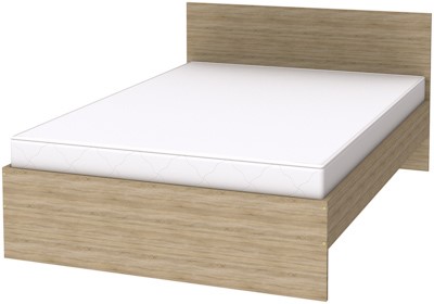 Кровать K14 с основанием, цвет Дуб Сонома в Самаре - изображение