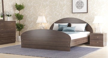 Кровать 2-х спальная СВ-Стиль Валенсия, 160х200 с основанием, венге в Тольятти