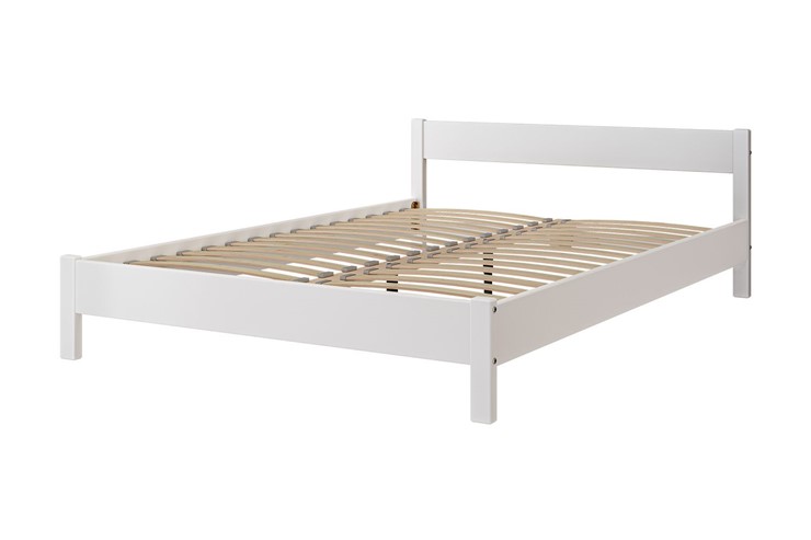 Кровать полутороспальная Эби (Белый античный) 140х200 в Самаре - изображение 1