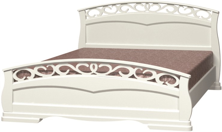 Кровать односпальная  Грация-1 (Белый Античный) 90х200 в Самаре - изображение 1