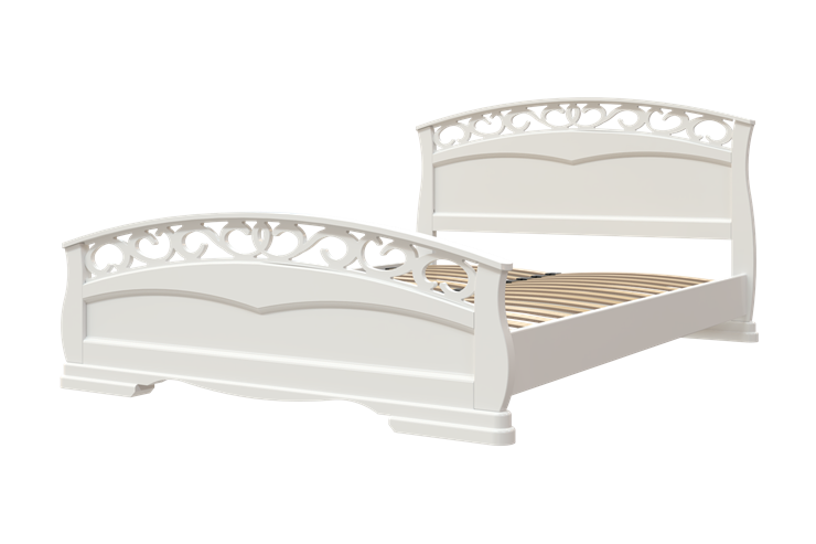 Кровать односпальная  Грация-1 (Белый Античный) 90х200 в Самаре - изображение 2