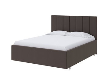 Спальная кровать Modern Large 90х200, Велюр (Forest 16 Коричневый) в Самаре